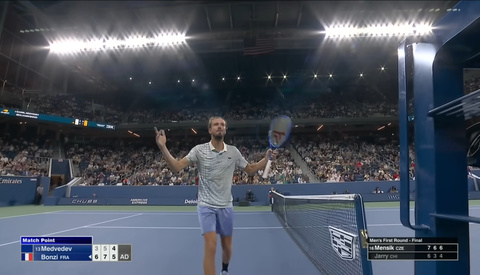 Pandemonium Erupts at the US Open After Photographer Steps on Court